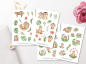 Preview: Verliebte Faultiere Sticker Set